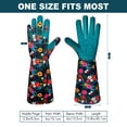 thumbnail image 5 of Gardening Gloves for Women, Breathable leather Garden Gloves with Grip, Thorn-Proof Puncture-Resistant Work Gloves（green）, 5 of 5