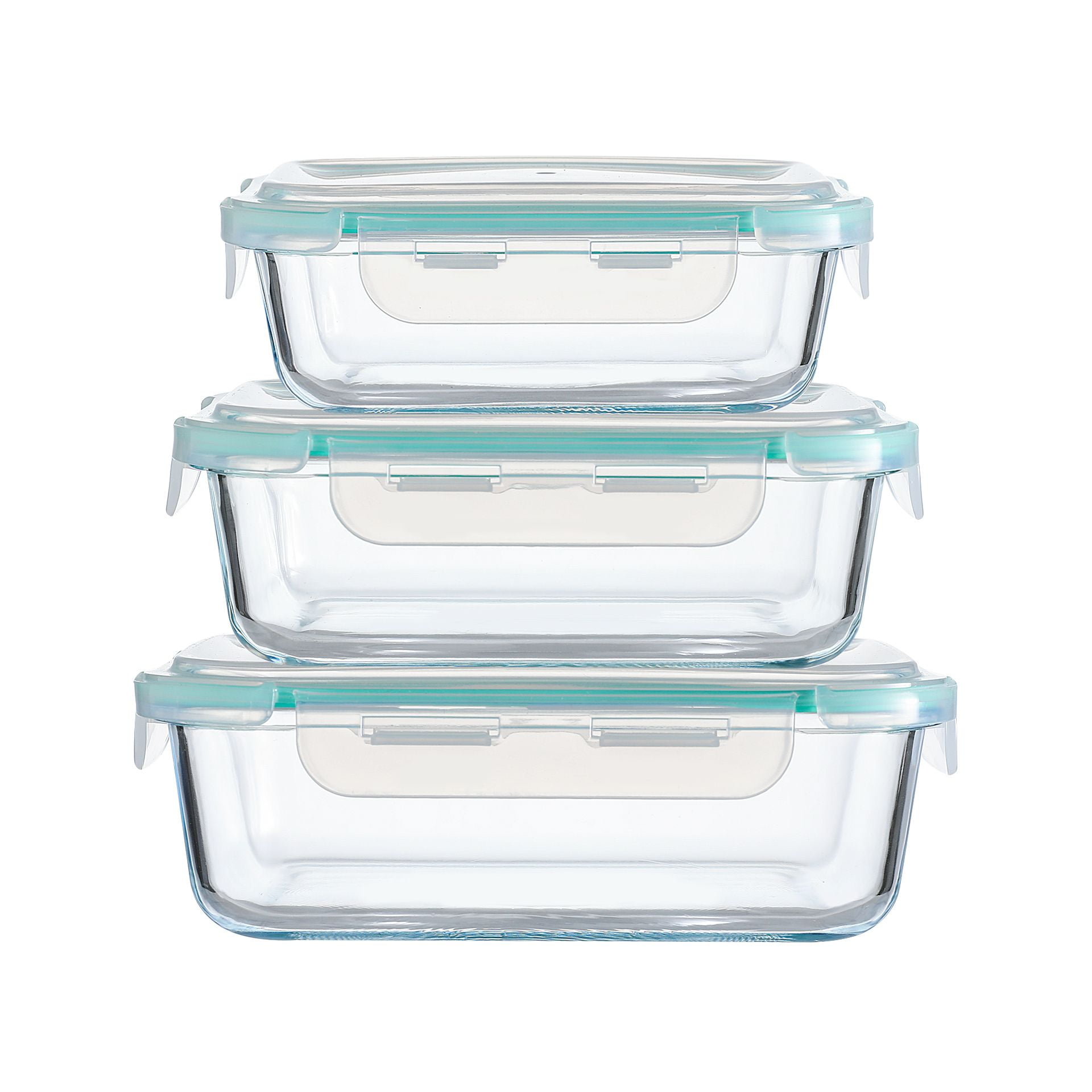 Glass Meal Prep Containers-Glass Food Storage Containers with Lids