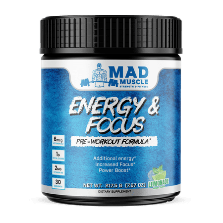 Pre Workout Energy and Focus- Lemonade Flavor