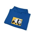 thumbnail image 3 of Large Box Panda Enjoi Skateboard 2000s Mullen Vintage Classic Hoodie Print - S / Royal, 3 of 5