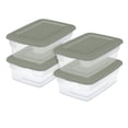 thumbnail image 1 of Sterilite Set Of (4) 11.4L Boxes- Green, 1 of 3