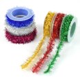 thumbnail image 4 of 1.5M Colorful Wire Garland Tinsel Hanging Rattan Christmas Decoration Xmas Tree Ornaments New Year Noel Party Gold Silver Ribbon, 4 of 5