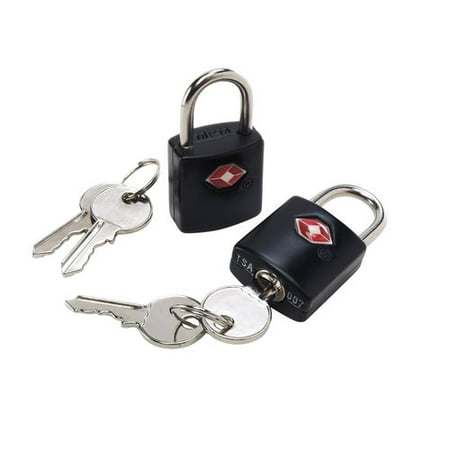 American Tour D74pl 2pk Colored Key Locks - Black