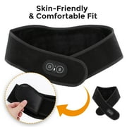 Neck Heating Pad with Vibration Massage, Cordless Heated Neck Wrap for Relaxtion, Rechargeable Neck Warmer with 3 Heating and Vibration ,Black