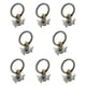 thumbnail image 2 of 8 piezas de anclaje para riel, pernos de fijación en L, puntos de amarre, anillos en O, dispositivo de fijación Plata, 2 of 9