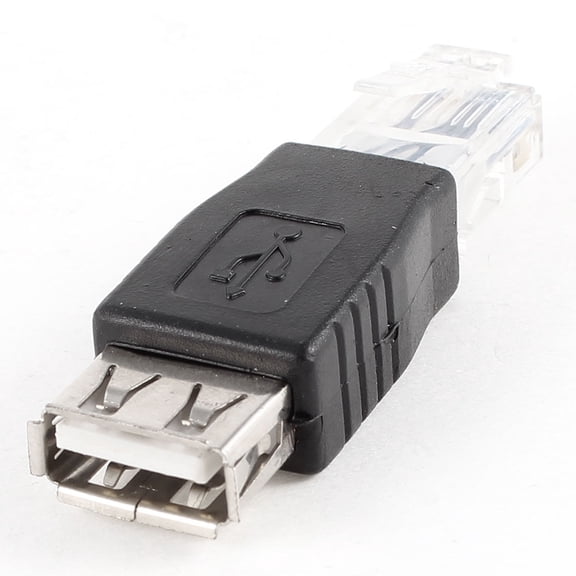 Unique Bargains USB 2.0 Type A Female to Ethernet RJ45 Adapter Connector