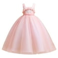 thumbnail image 2 of RUTAYY Teen Girls Dress Party Solid Color Square Collar Sleeveless Tutu Layered Attire Travel Elegant Dresses, 2 of 9