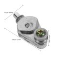 thumbnail image 2 of CATIEBYE Metal Bass Drum Pedal Spring Cam Drum Accessory with Stable Hook Design for Enhanced Pedal Control, 2 of 8