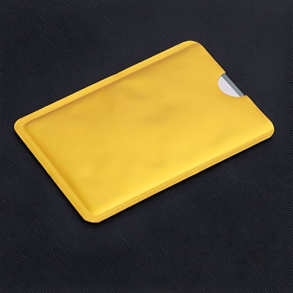 GASTROPOD 2026 New Shielding Signal Aluminum Foil Card Anti-Theft Rfid Card Read Proof Wallet Cover Anti-Scan Rfid Blocking Sleeve Id Card Protector Blocker