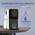 thumbnail image 5 of Waterdrop N1 Countertop Reverse Osmosis System, 4-Stage Countertop Water Filtration System, Countertop RO Water Filter System, BPA Free, No Installation Required, 5 of 9