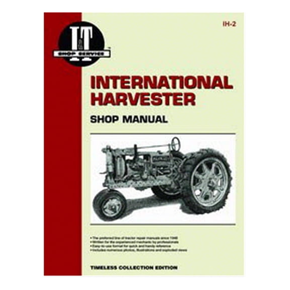 I & T Shop Service Manuals Fits International Tractor