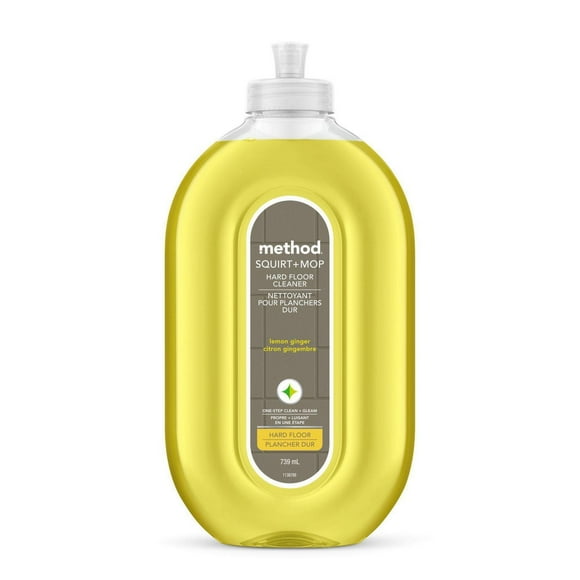 Method, Nettoyant pour planchers à surface dure, Citron + gingembre, Squirt + Mop