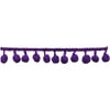 Wright S Purple Pom Pom Fringe