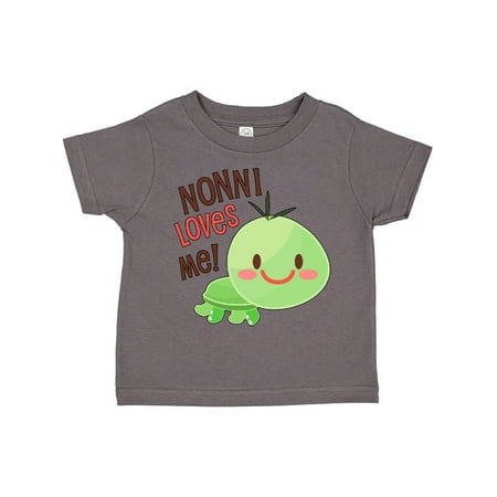 

Inktastic Nonni Loves Me- cute turtle Gift Toddler Boy or Toddler Girl T-Shirt