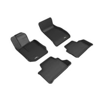 3D MAXpider Custom Fit Kagu Floor Mat (Black) Compatible with BMW 3 Series Sedan (G20) 2019-2025 - 1st & 2nd Row