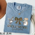 thumbnail image 2 of Duck Hunting Season T-Shirt – Rustic Hunting Graphic Tee with Retriever Dog & Flying Ducks in Comfort Colors Style, 2 of 6