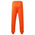 thumbnail image 4 of Sweatpants for Men- Wide Leg Loose Solid With Pockets Zip-up Gym Men‘s Pants Blue L, 4 of 5