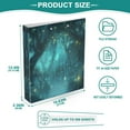 thumbnail image 3 of FORMRS 3 Ring Binder 1.5 inch with Pockets Clip Board 200 Sheets Capacity, Magical Forest, 3 of 8