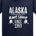 thumbnail image 4 of Inktastic Alaska Awesome Since 1959 Youth T-Shirt, 4 of 5