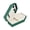 Green, variant on Osdhezcn Jewelry Storage Box Coffin Shape Display Cases Organizer Desktop Decoration