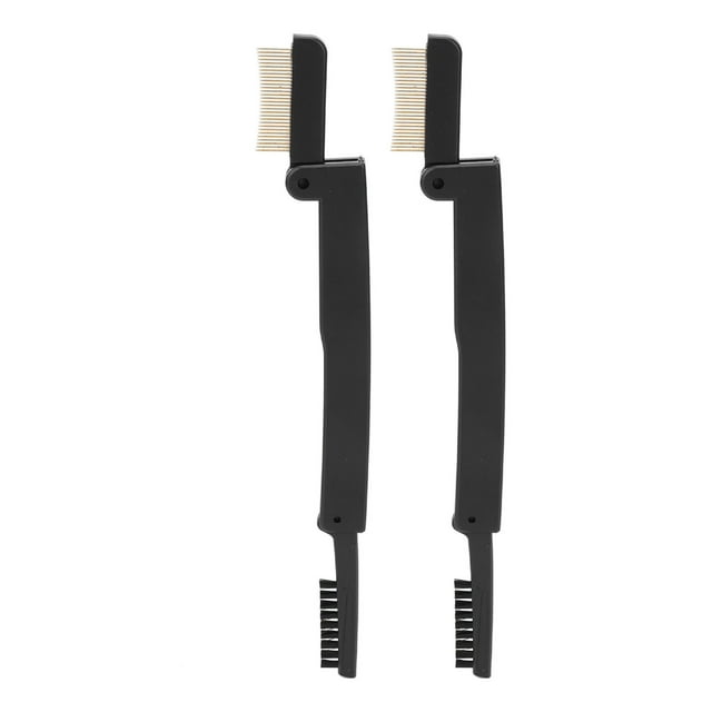 Peine plegable para cejas y pestañas 2 uds peine plegable para pestañas y pestañas separador de dientes de metal peine para cejas fiel a su promesa NikouMX