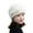 Beige, variant on Opolski Winter Hat Russian Faux Rabbit Fur Flower Decor Thickened Luxury Keep Warm Solid Color Autumn Winter Thermal Middle-aged Women Cap for Outdoor Khaki