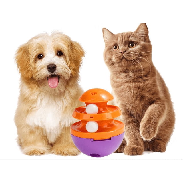 (S) Juguetes para perros, vaso, riel aleatorio, juguetes para acompañar la alimentación del perro, rompecabezas de fugas de comida, juguete de entrenamiento para perros, juguete para mascotas