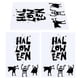 thumbnail image 4 of Pegatinas De Halloween, 3 Juegos De Calcomanías De Pared Impermeables Autoadhesivas, Para Decoraciones De Halloween, Fiesta En Casa, Decoración De Vacaciones, 4 of 8