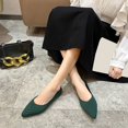 thumbnail image 5 of Sngxgn Women's Flat Comfortable Work Shoes Slip On Ballet Flat(Green,37), 5 of 6