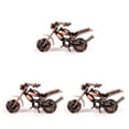 thumbnail image 4 of Billuyoard Auténticos vehículos de True Metal: modelo de motocicleta altamente detallado y articulado Arte del hierro Gran idea de regalo bronce Type1 NO1, 4 of 6