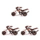 thumbnail image 1 of Bewildely Arte realista de motocicleta de hierro: para exhibir en cualquier colección True Metal Vehicles Model Diseño auténtico bronce Type1 NO1, 1 of 6