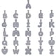 thumbnail image 4 of Colgante de letra K Zulema Micro Zircon Cadena Collar Plata, 4 of 7
