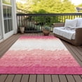 thumbnail image 6 of Addison Rugs Chantille Indoor/Outdoor Transitional Stripes Blush Washable Rectangle Rug, 8' x 10', 6 of 6