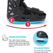 Tall Walker Fracture Boot Inflatable Walking Boot Air Cam Walker Brace Orthopaedic Boot for Sprained Ankle, Foot Pain Recovery, Calf Fracture, Broken Foot, Achilles Tendonitis