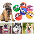 thumbnail image 3 of Dog Teeth Toy Super Soft Colorful Funny Chewing Balls for Self Playing, 3 of 5
