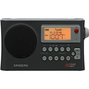 sangean radio weather am d4w pr portable tracking alert fm radios bandwidth walmart narrowing lowes