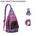 thumbnail image 3 of Minimalist Palm Tree Sling Backpack - Clean Line Tropical Design Crossbody Bag, Fashionable for Daily Commute, 3 of 4
