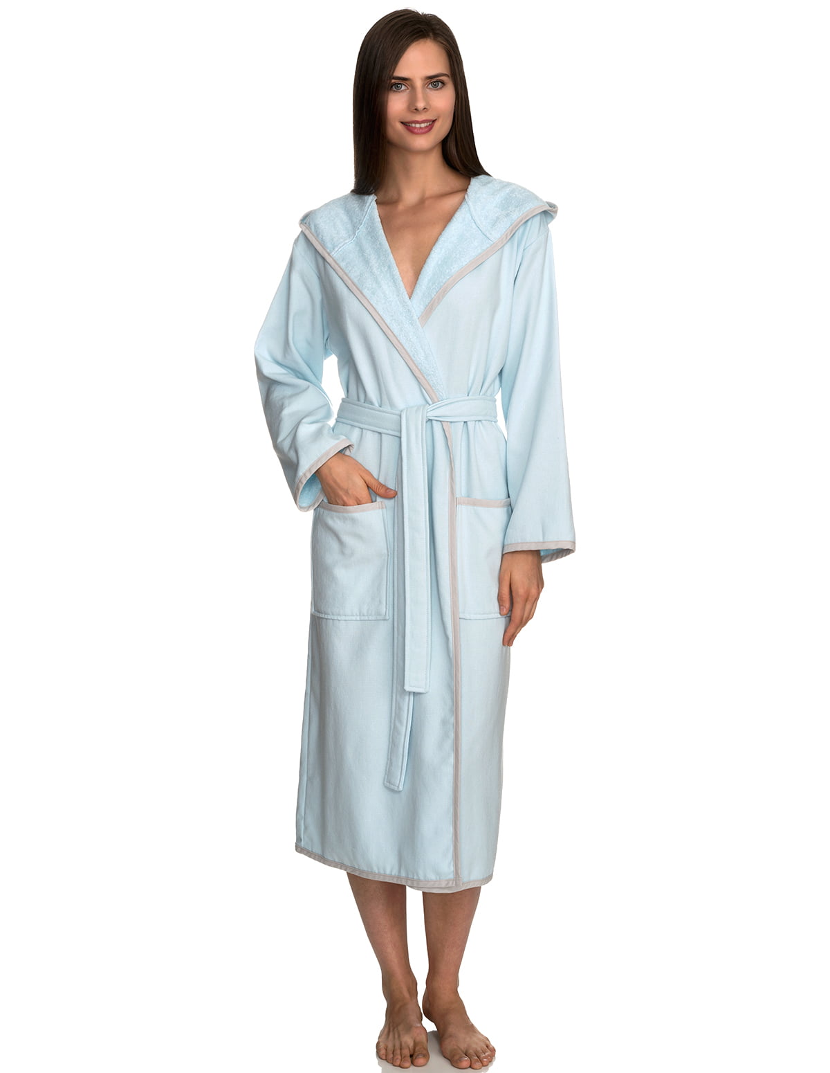 TowelSelections - TowelSelections Women's Robe, Cotton Lined Hooded ...