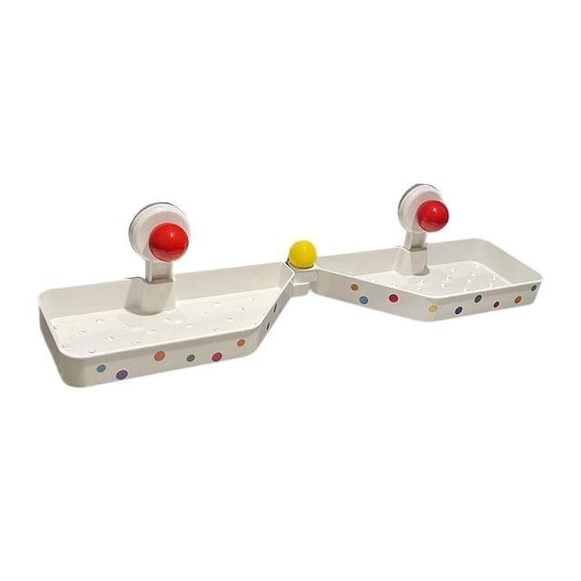 hengtong Suction Cup Shower Shelf Hanging Makeup Organizer Multi Functional Simple Shower red