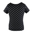 thumbnail image 2 of Blusa George Talla EG Plisado Estampado Negro, 2 of 4
