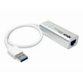 thumbnail image 2 of Tripp Lite Usb 3.0 Superspeed To Gigabit Ethernet Nic Network Adapter Rj45 10/100/1000 Aluminum White - Network Adapter - Usb 3.0 - Gigabit Ethernet - Silver, 2 of 6