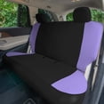 thumbnail image 4 of FH Group Universal Fit Purple Car Seat Covers, Polished and Chic Flat Cloth Seat Protector for Trucks, SUVs & Vans, Washable - Full Set, 4 of 9