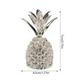 thumbnail image 3 of VINOIC Crystal Pineapple Ornament, Handcrafted Glass Decor for Porch Tabletop Gift, 3 of 6