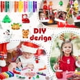 thumbnail image 4 of Kit de pinzas navideñas para hacer tú mismo JOICEE, 60 alfileres y accesorios de colores, 4 of 7
