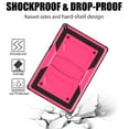 thumbnail image 5 of FIEWESEY for Walmart Onn 10.1 inch 2nd gen Case,Shock-Resistant Drop-Proof Shock-Resistant Hybrid Case(with Stand) for Walmart Onn 10.1" 2nd gen 2020 Release(Model:100011886) (Pink,1 Pack), 5 of 6