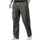 thumbnail image 2 of Pantalones largos de lana de cordero para hombre, pantalones ajustados de lana de talla grande, pantalones rectos de tubo, pantalones de tubo de cintura media, pantalones de algodón, pantalones largos, 2 of 7