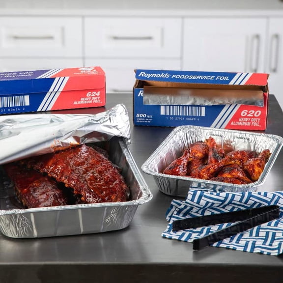 Reynolds 624 500' Length x 18" Width, Heavy-Duty Aluminum Foil Roll