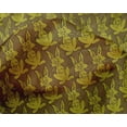 thumbnail image 4 of oneOone Silk Tabby Fabric Rabbit Block Print Fabric By Yard 42 Inch Wide, 4 of 4
