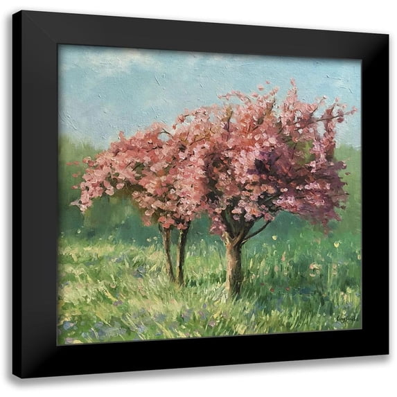 Strube, Ling 15x15 Black Modern Framed Museum Art Print Titled - Spring Story