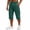 Dark Green, variant on Cropped Beach Pants for Men with Breathable Fabric and Cargo Pockets Featuring Lightweight Feel for Summer Days Ocean Walks Pool Parties Surf Sessions Lake Trips Orange M